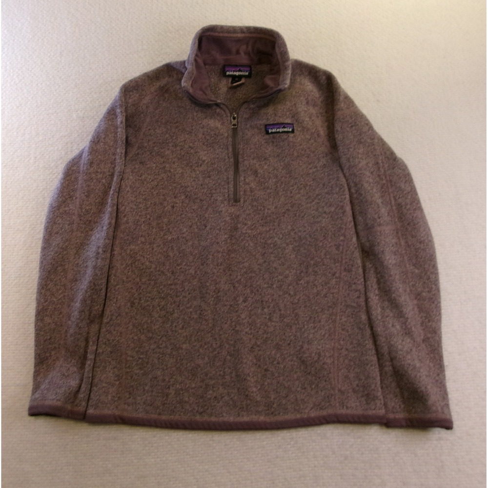 Patagonia Womens XS Better Sweater 1/4 Zip Pullover Purple Fleece 25618‎ HAZP